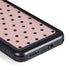 Pink and Black Polka Dots Galaxy S24 Plus Waterproof Case